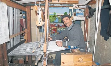 Tablo gibi kilim işliyor