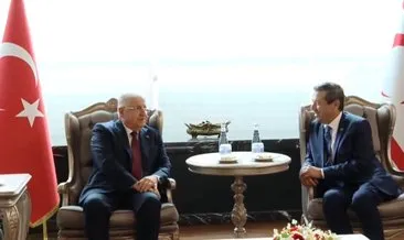 Milli Savunma Bakanı Güler’den KKTC Dışişleri Bakanı Ertuğruloğlu ile görüşme