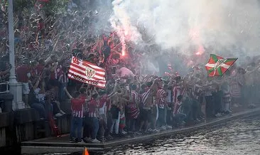Athletic Bilbao tarihi kutlama yaptı