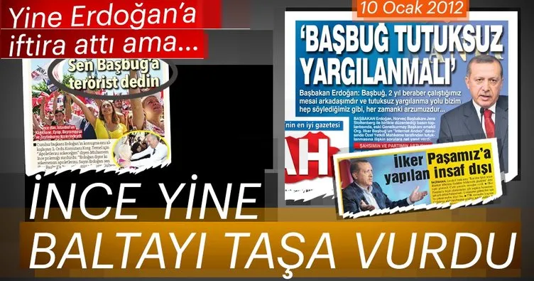 Muharrem İnce baltayı yine taşa vurdu