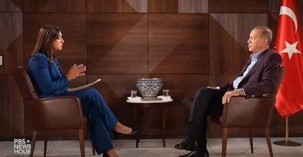Başkan Erdoğan’dan PBS kanalının sunucusu Amna Nawaz’ın provokatif sorusuna sert tepki: Sizi neden bu kadar ilgilendiriyor? Saygı duyacaksın