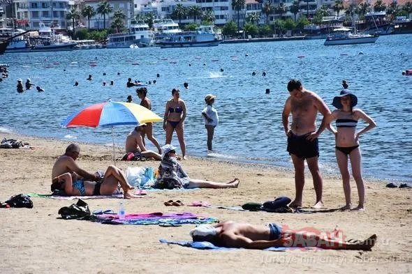 Marmaris doldu taştı yüzler gülüyor