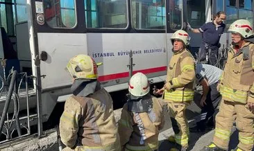 İstanbul’da tramvayda çıkan yangın söndürüldü