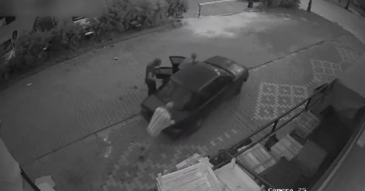 Arabaları çalışmayan hırsızlar komedi filmlerini aratmadı