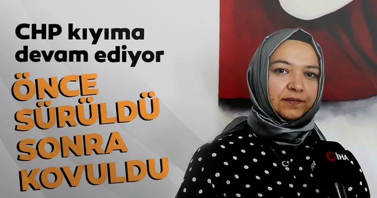 Önce sürüldü sonra kovuldu