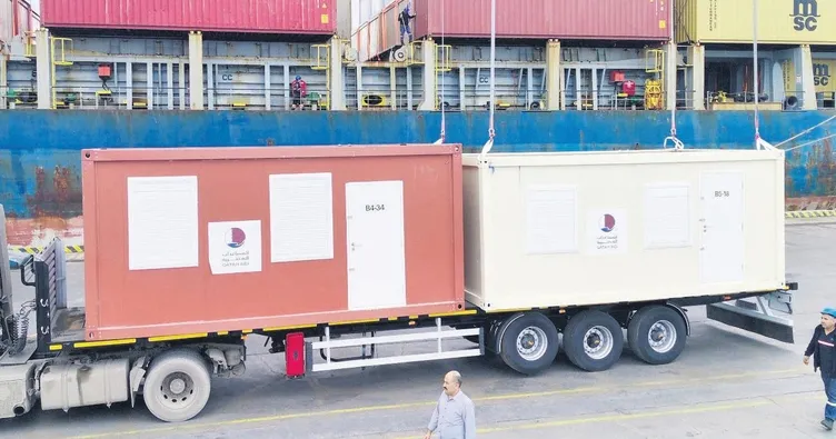 Katar’dan 522 konteyner daha geldi