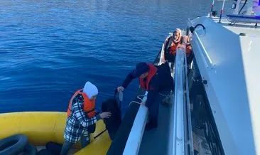 Sahil Güvenlik ekipleri Meis adasına kaçmaya çalışan 14 göçmeni yakaladı