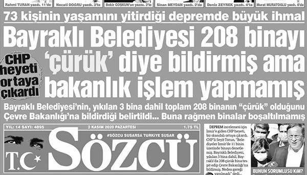 SON DAKİKA... İzmir'de Rızabey ve Doğanlar Apartmanı'nda rapor skandalı! Belediye bildiği halde Bakanlığa bildirmemiş