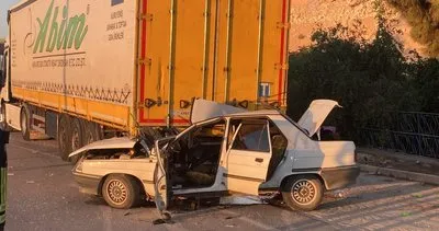 Park halindeki TIR’a çarpan sürücü hayatını kaybetti #mersin