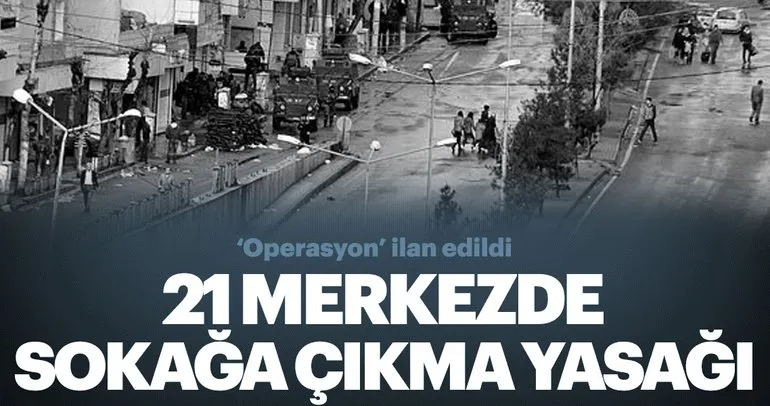 Diyarbakır’da sokağa çıkma yasağı