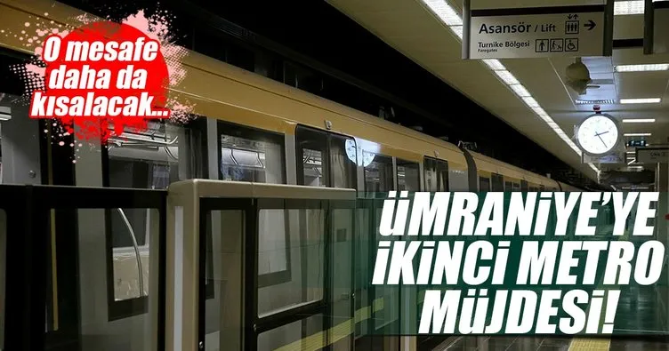 Ümraniye’ye ikinci metro müjdesi