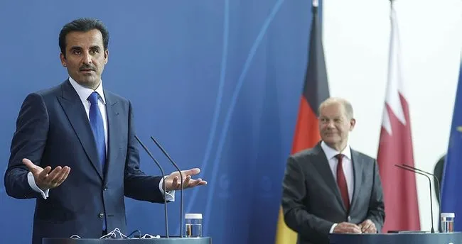 Almanya Başbakanı Scholz, Katar Emiri Al Sani ile enerji güvenliğini  görüştü - Son Dakika Haberler