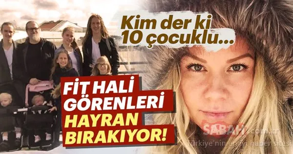 10 çocuklu kadının fit hali görenleri hayran bırakıyor!