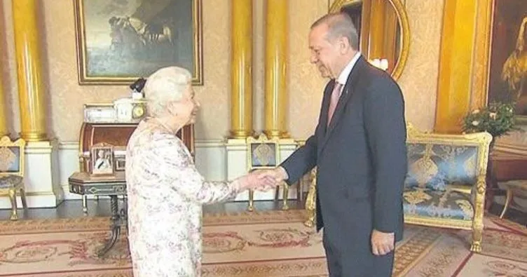 Kraliçe Elizabeth’ten Erdoğan’a: Sizi gördüğüme sevindim