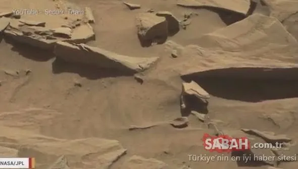 Mars'tan gelen fotoğraf kan dondurdu! NASA herhangi bir açıklama yapmadı