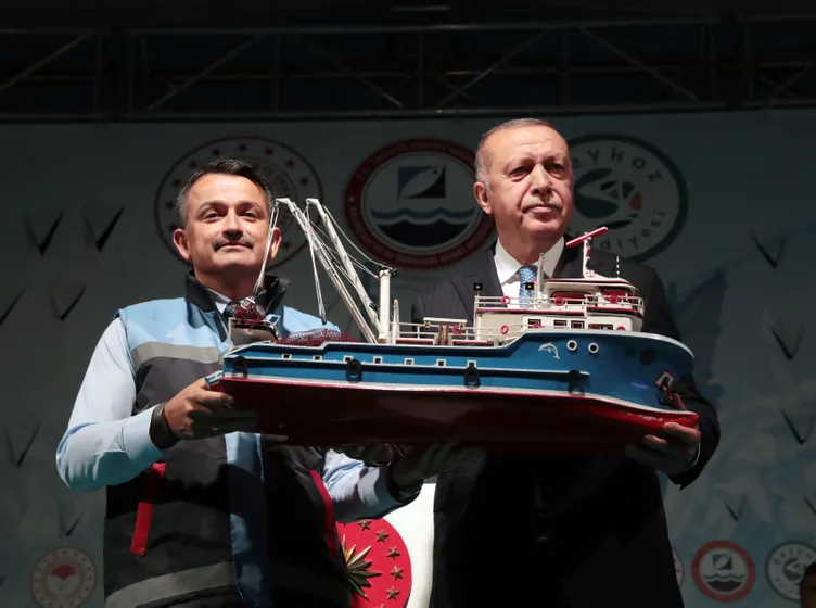 Cumhurbaşkanı Erdoğan, su ürünleri av sezonunun açılış programına katıldı