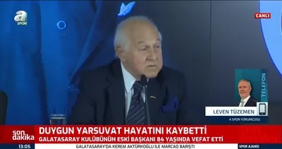 Levent Tüzemen: Duygun Yarsuvat kanaat önderiydi...