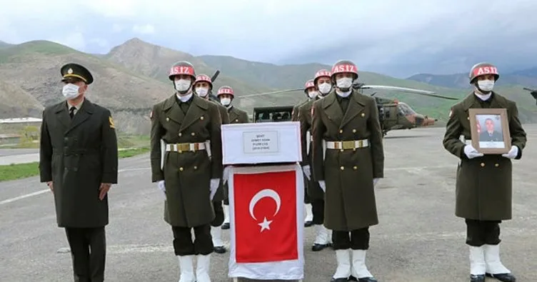 Şehit Uzman Çavuş Ahmet Asan, törenle memleketine uğurlandı