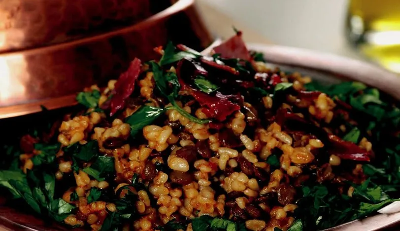 Bulgurlu Pastırmalı Mercimek