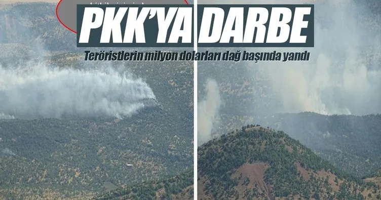 PKK’ya uyuşturucu ve mağara darbesi