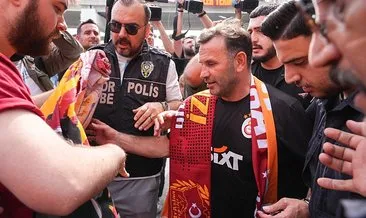 Galatasaray’a İzmir’de coşkulu karşılama