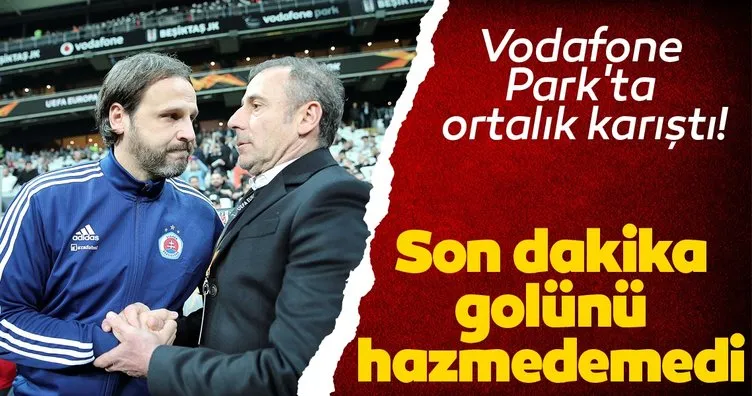 Bratislava’nın hocası Beşiktaş’a yenilmeyi hazmedemedi!