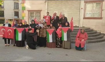 Diyarbakır annelerinden Filistin’e destek, İsrail’e tepki
