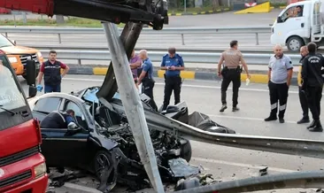 Bariyer lüks otomobili jilet gibi kesti: 1 ölü #isparta