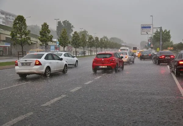İstanbul'da şiddetli yağış