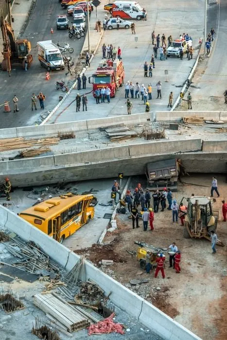Brezilya’da dünya kupası için yapılan köprü yıkıldı