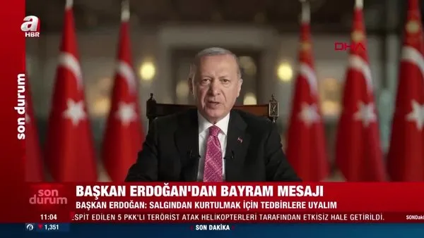 Başkan Erdoğan'dan bayram mesajı | Video