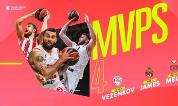 Euroleague’de haftanın MVP’leri Melli, Vezenkov ve Mike James
