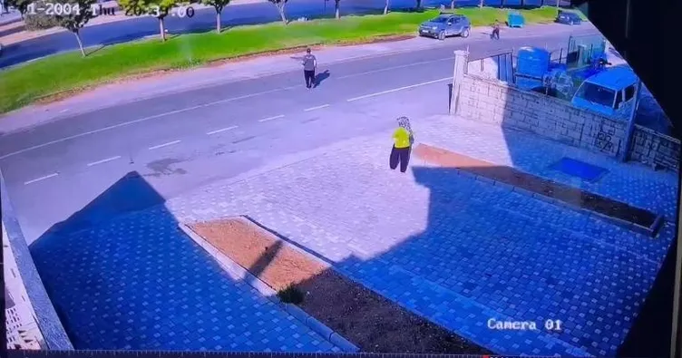 Kahramanmaraş’ta feci kaza kamerada: 1 ölü, 1 yaralı