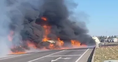 Viranşehir'de yakıt yüklü TIR devrildi #sanliurfa