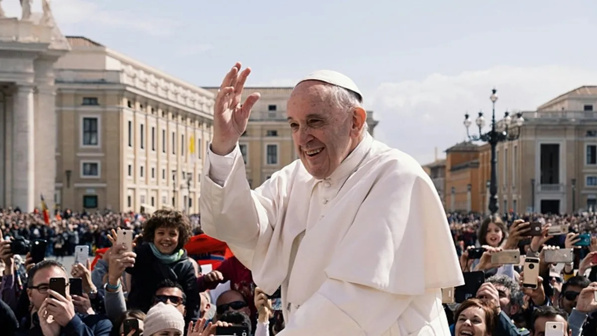 Gazze'de Hristiyanlar Papa Franciscus'a veda etti
