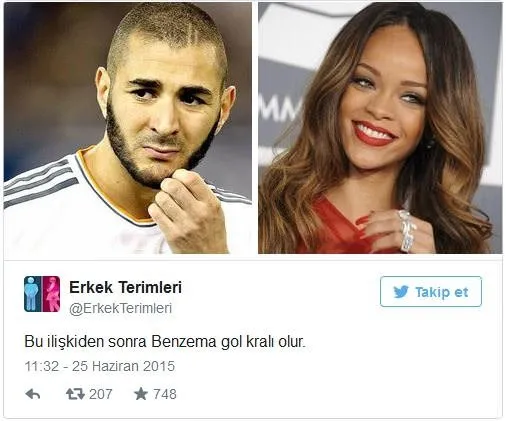 Rihanna ve Benzema İlişkisi İnsanları Çok Şaşırttı!