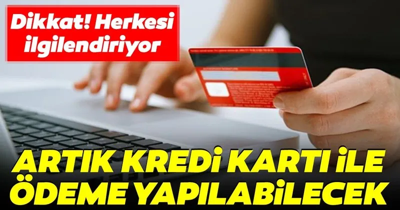 Kredi Karti Ile Vergi Odeme Donemi Basliyor Haberler Haberleri