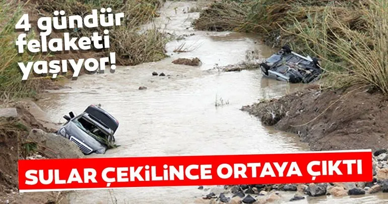 Adana’da sular çekilince her şey ortaya çıktı! 4 gündür felaketi yaşıyor