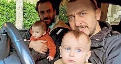 Yakın dostlar Ali Atay ile Erkan Kolçak Köstendil ile oğullarıyla poz verdi! Sosyal medya En çok hangisi babasına benziyor? sorusu ile yıkıldı!