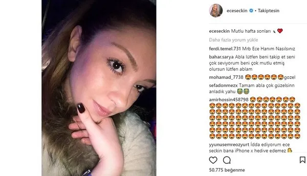 Ünlü isimlerin Instagram paylaşımları (27.01.2018)