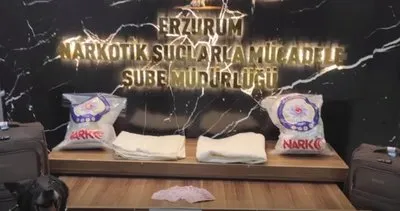 Erzurum'da zehir tacirlerine darbe: 7 kilo 100 gram uyuşturucu madde ele geçirildi! #erzurum