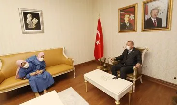 Başkan Erdoğan siyam ikizleri ile buluştu