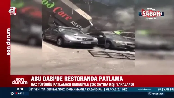Son dakika: Abu Dabi'de restoranda patlama: Çok sayıda yaralı var | Video