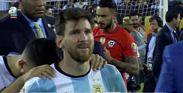 Messi’yi ağlarken görünce...