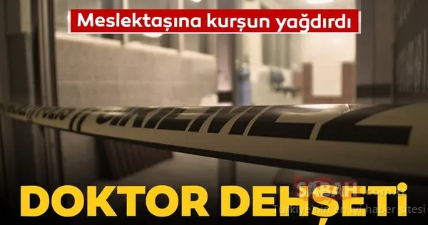 Avcılar'da tıp merkezinde doktor doktoru tabancayla vurdu