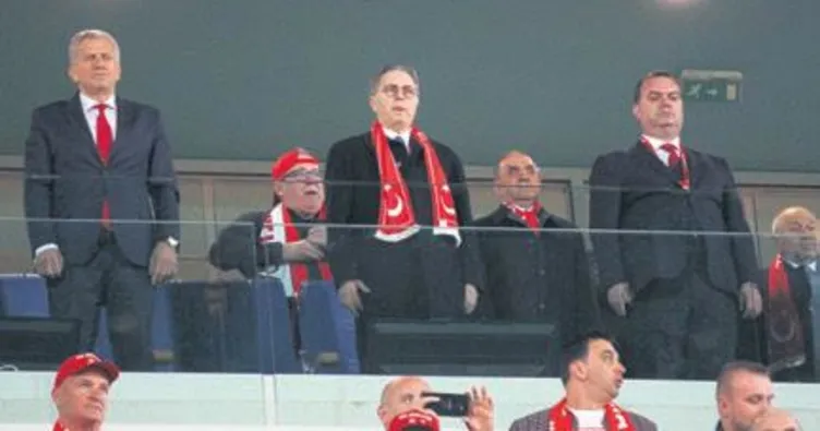 Bir kısmı protokol, bir kısmı VIP’te