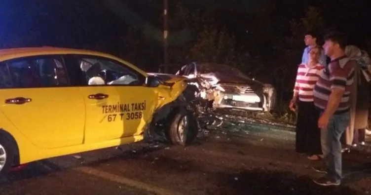 Karabük’te trafik kazası: 6’sı çocuk 9 yaralı