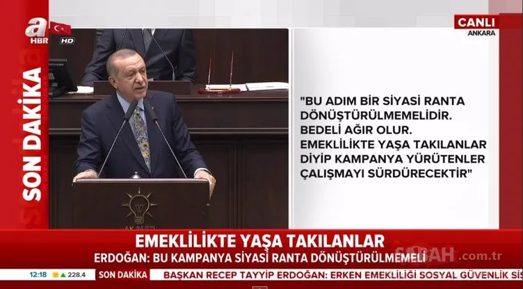 Son dakika: Başkan Erdoğan’dan Emeklilikte Yaşa Takılanlar EYT açıklaması! - EYT’de son durum...