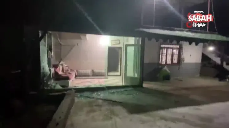 Diyarbakır'da eve otomatik silahlarla saldırı | Video