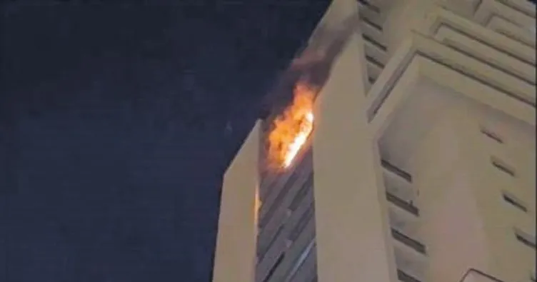 25 katlı rezidansta yangın dehşeti